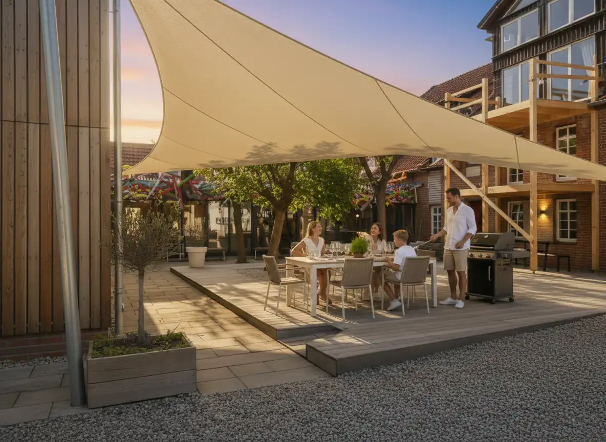 Hypar 3D Sonnensegel groß 3