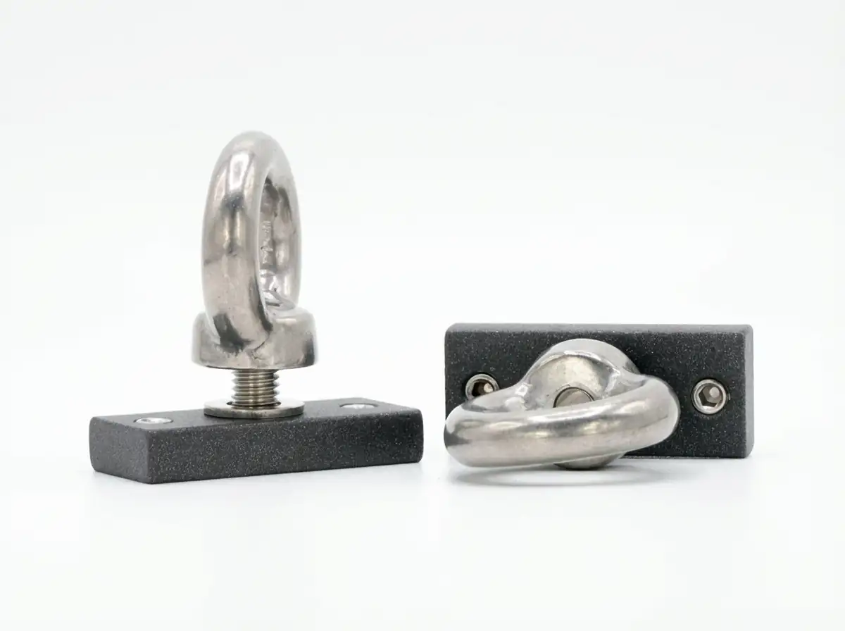 Aluminiumpfosten mit Schiene-Set freistehend – Bild 9