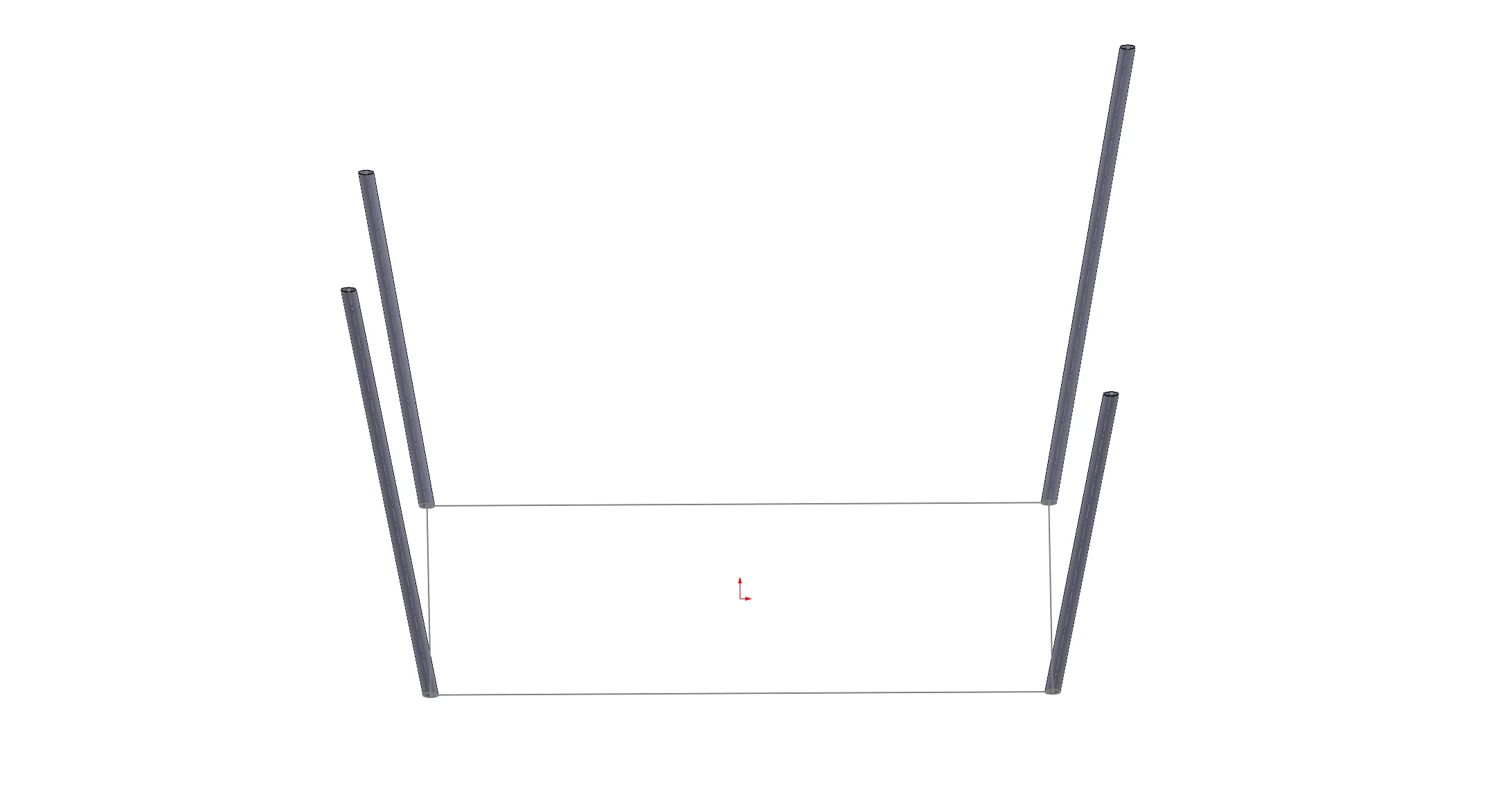 Aluminiumpfosten mit Schiene-Set freistehend – Bild 11